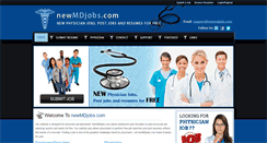 Desktop Screenshot of newmdjobs.com