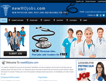 Tablet Screenshot of newmdjobs.com